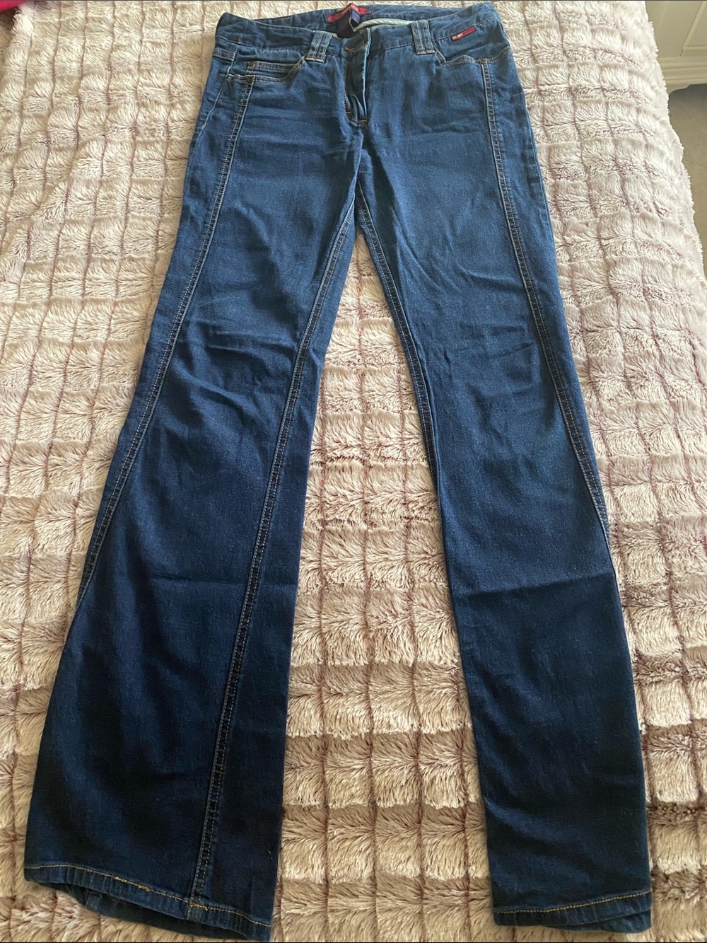 BCBGMaxAzria Deep Indigo Flare Jeans